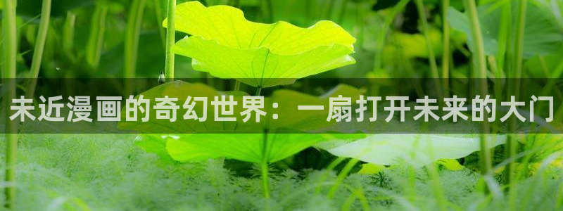 新新漫画官网正版下载：未近漫画的奇幻世界：一扇打开未来的大门